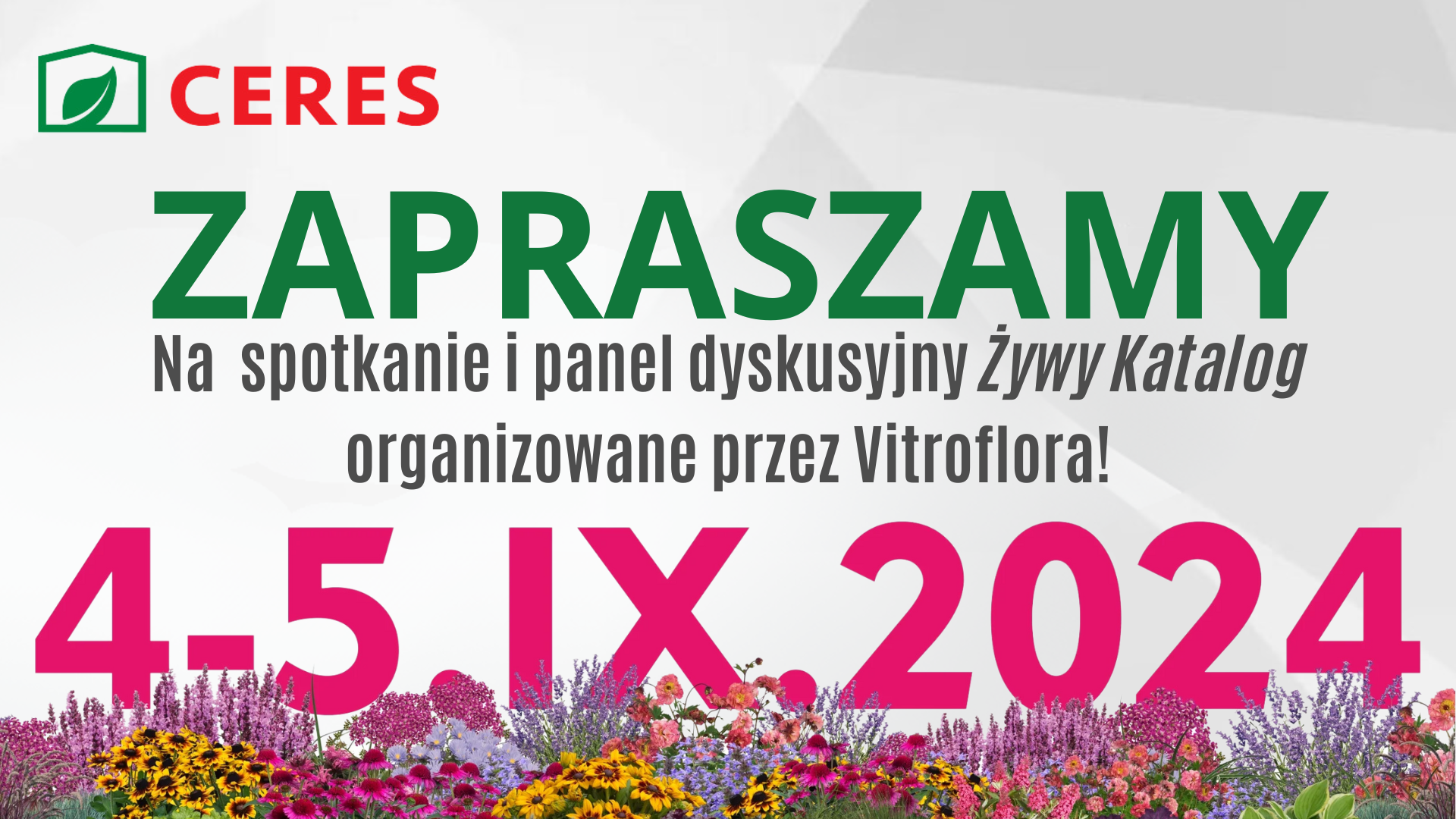 Serdecznie zapraszamy na spotkanie Żywy Katalog organizowany przez Vitroflorę